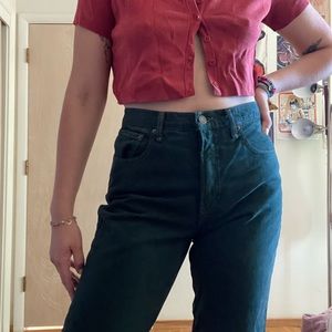 Vintage Dark Green GAP jeans